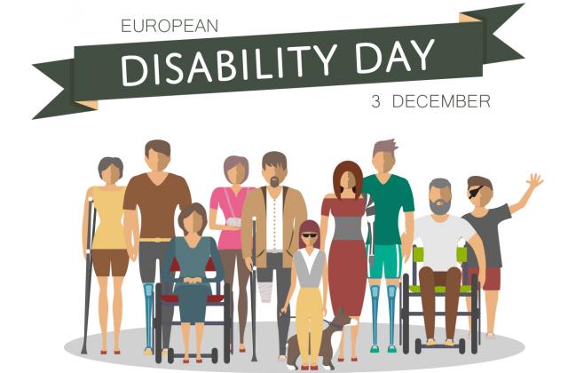 People with disabilities on European Disability Day 3 December